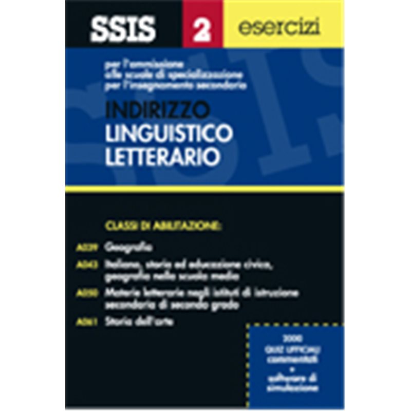 SSIS Indirizzo Linguistico-Letterario ESERCIZI 2